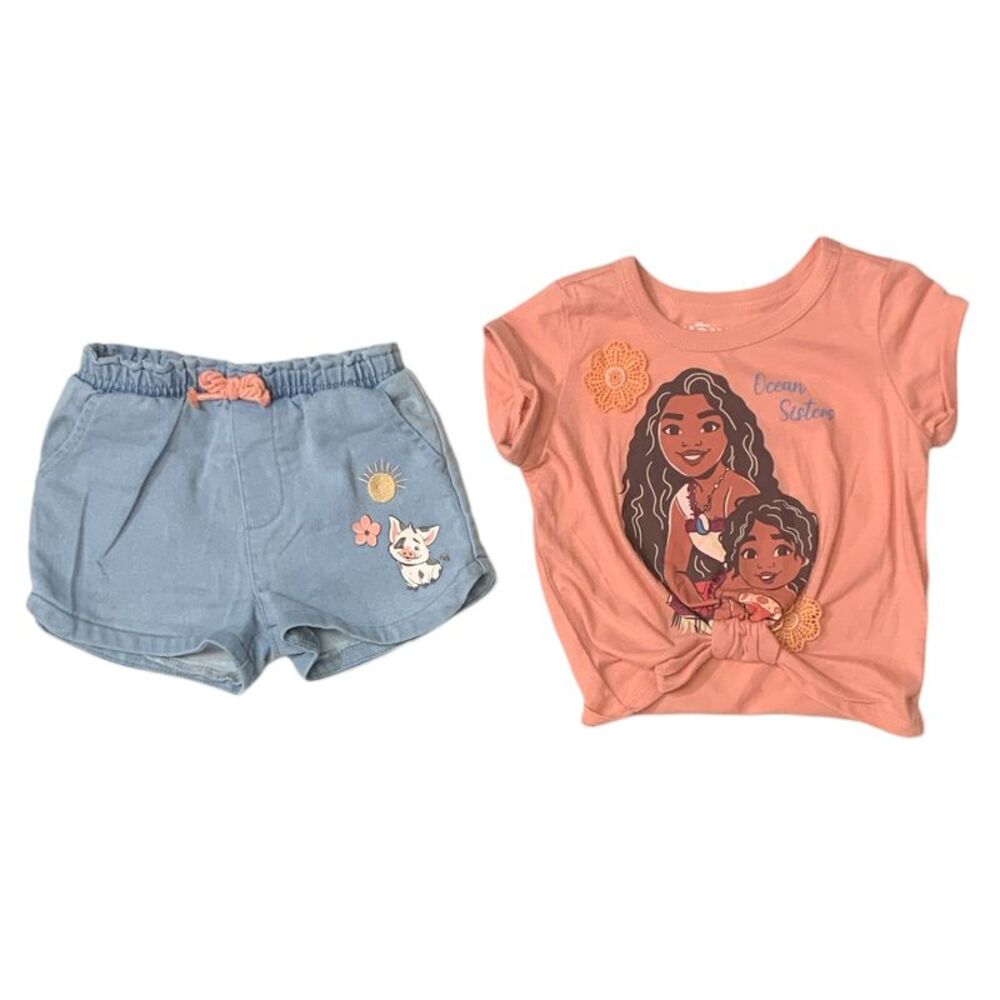 Character Toddler Girl's 2-Piece Bottom & T-Shirt Set - Moana